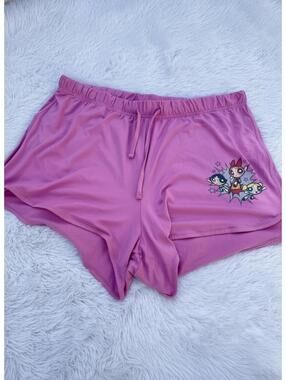 Powerpuff Girls Pink Shorts ladies XL